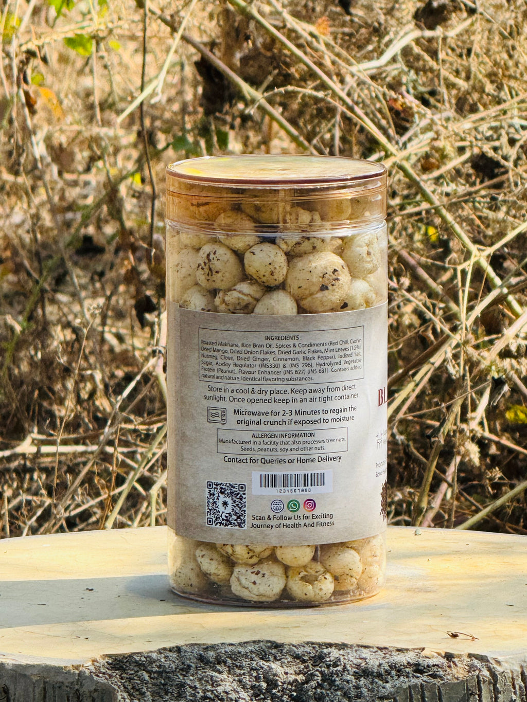 Black Pepper Roasted Makhana